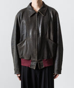 画像をギャラリービューアに読み込む, ANTHEM A アンセムエー CRACK TERRY BLOUSONのBROWN 公式通販サイトsession福岡セレクトショップ
