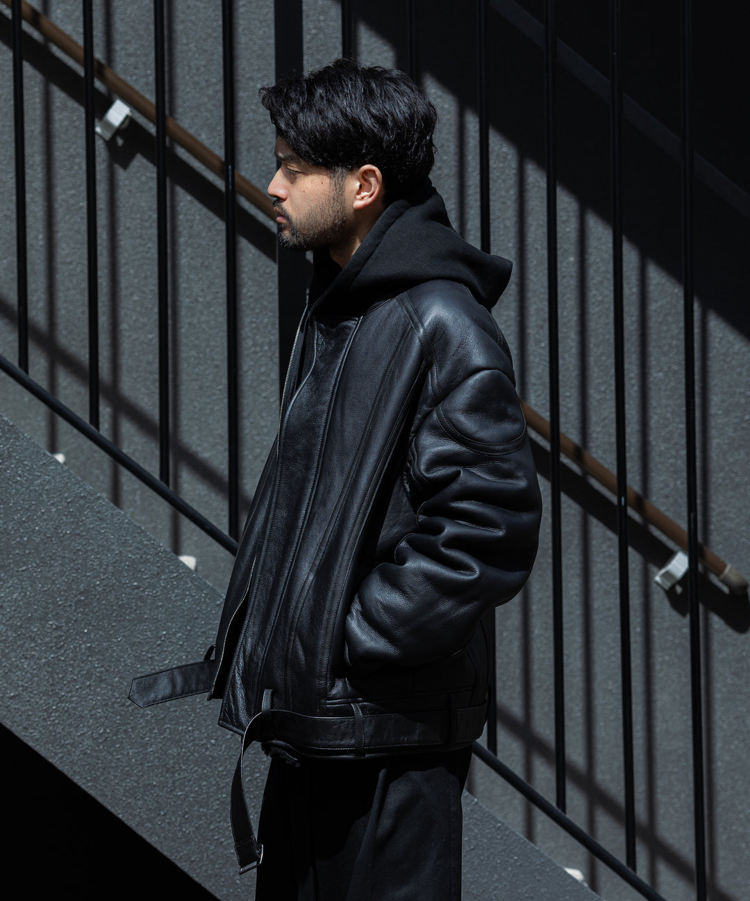 stein シュタイン 23AW MOUTON RACING JACKET - BLACK sessionセッション福岡セレクトショップ 公式通販サイト