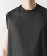 画像をギャラリービューアに読み込む, 【INTÉRIM】 HIGH GAUGE SUVIN JERSEY N/S TEE - SMOKE BLACK
