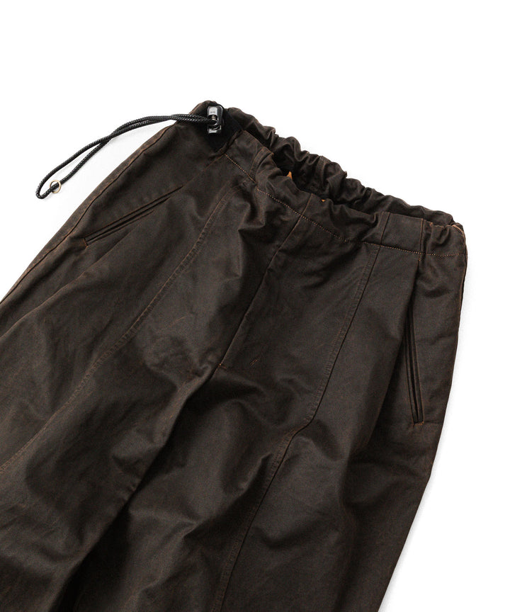 ANTHEM A アンセムエー WAX COATING NO-BRAINER PANTSのBROWN 公式通販サイトsession福岡セレクトショップ