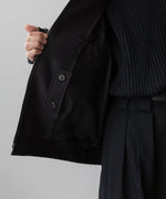 画像をギャラリービューアに読み込む, stein(シュタイン)の23AWコレクションOVERSIZED MELTON HARRINGTON ZIP JACKETのDARK CHARCOAL
