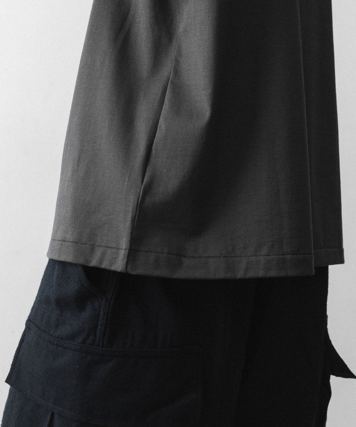 INTÉRIM インテリムのHIGH GAUGE SUVIN JERSEY N/S TEEのSMOKE BLACK 公式通販サイトsession福岡セレクトショップ