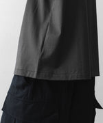 画像をギャラリービューアに読み込む, INTÉRIM インテリムのHIGH GAUGE SUVIN JERSEY N/S TEEのSMOKE BLACK 公式通販サイトsession福岡セレクトショップ

