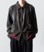 画像をギャラリービューアに読み込む, ANTHEM A アンセムエー CRACK TERRY BLOUSONのBROWN 公式通販サイトsession福岡セレクトショップ
