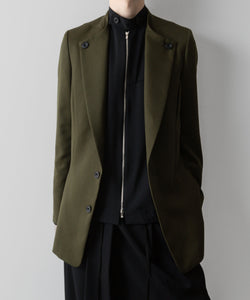 ato(アトウ)のLAPEL BUTTONED JACKET - KHAKIの公式通販サイトsession福岡セレクトショップ