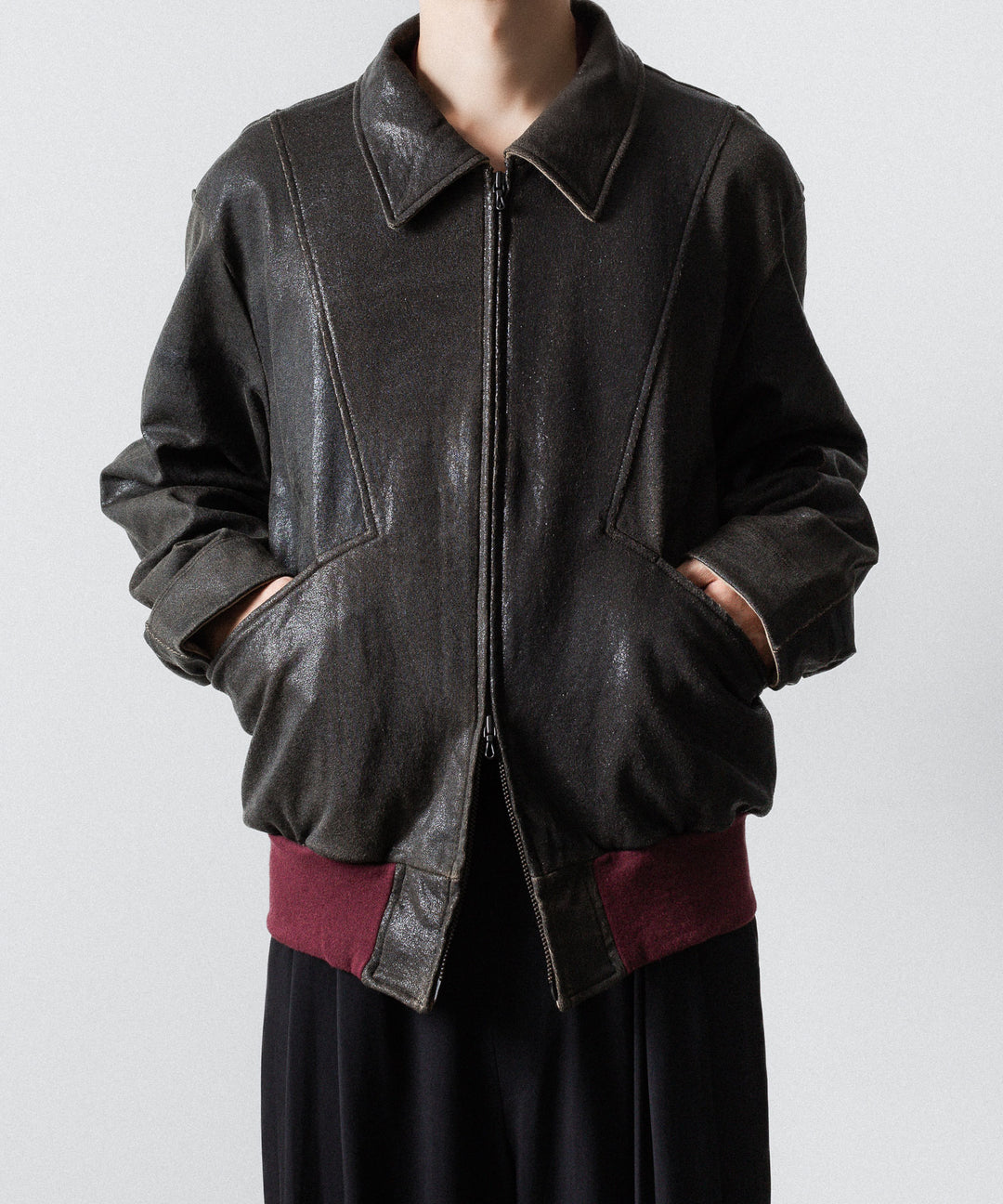 ANTHEM A アンセムエー CRACK TERRY BLOUSONのBROWN 公式通販サイトsession福岡セレクトショップ