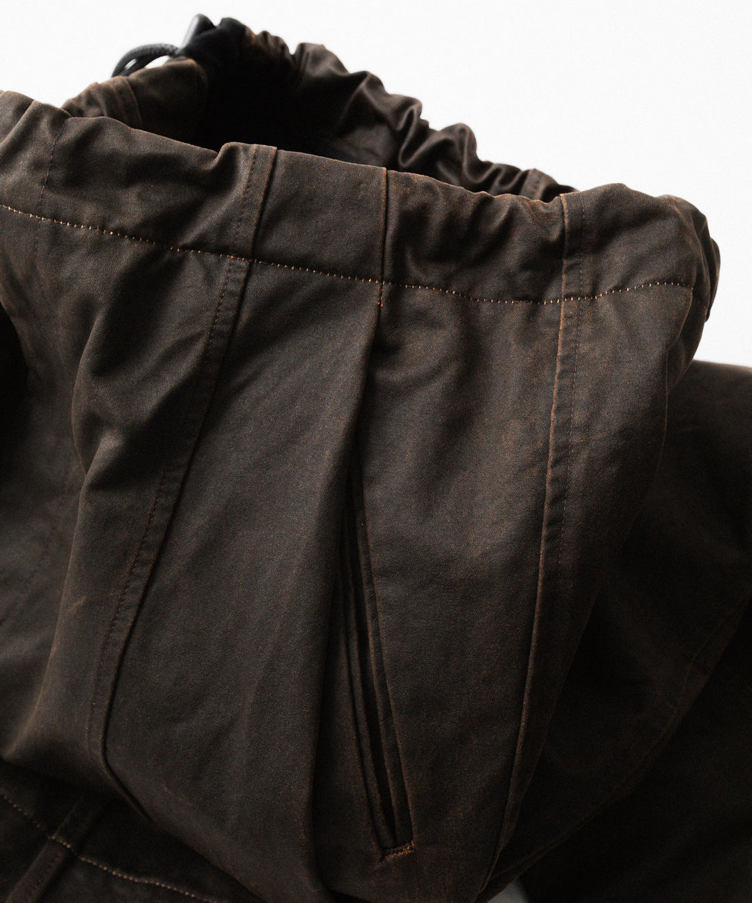 ANTHEM A アンセムエー WAX COATING NO-BRAINER PANTSのBROWN 公式通販サイトsession福岡セレクトショップ