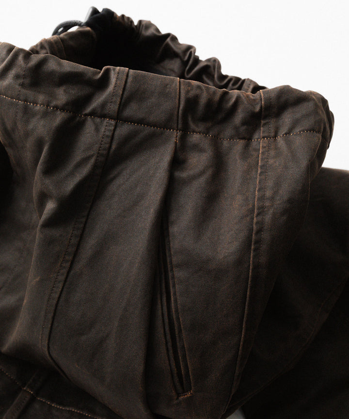 ANTHEM A アンセムエー WAX COATING NO-BRAINER PANTSのBROWN 公式通販サイトsession福岡セレクトショップ