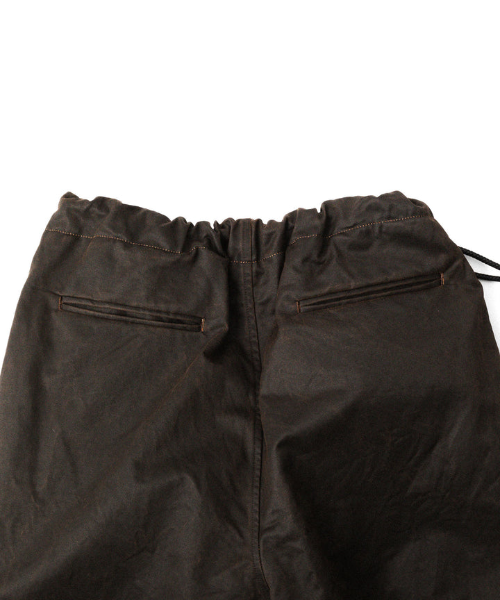 ANTHEM A アンセムエー WAX COATING NO-BRAINER PANTSのBROWN 公式通販サイトsession福岡セレクトショップ
