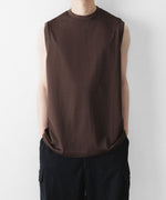 画像をギャラリービューアに読み込む, INTÉRIM - インテリムのHIGH GAUGE SUVIN JERSEY N/S TEEのBROWN公式通販サイトsession福岡セレクトショップ
