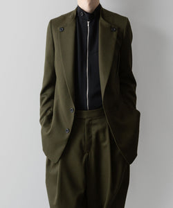 ato(アトウ)のLAPEL BUTTONED JACKET - KHAKIの公式通販サイトsession福岡セレクトショップ