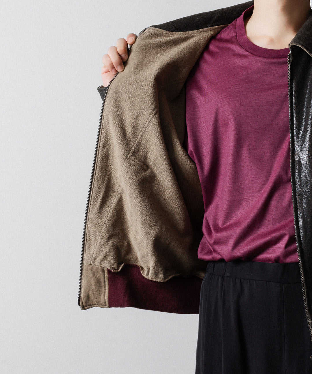 ANTHEM A アンセムエー CRACK TERRY BLOUSONのBROWN 公式通販サイトsession福岡セレクトショップ