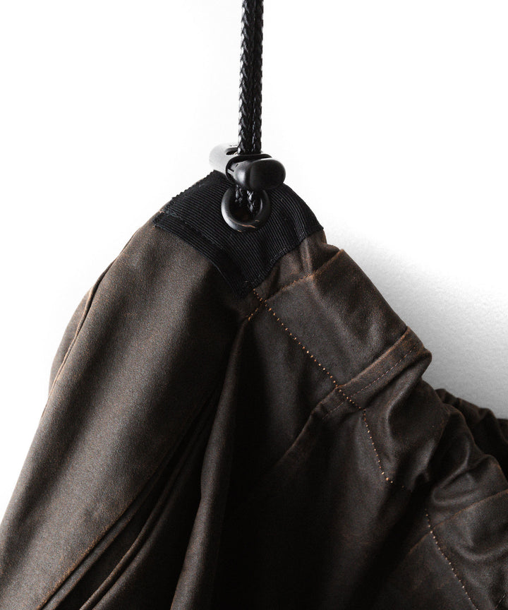 ANTHEM A アンセムエー WAX COATING NO-BRAINER PANTSのBROWN 公式通販サイトsession福岡セレクトショップ