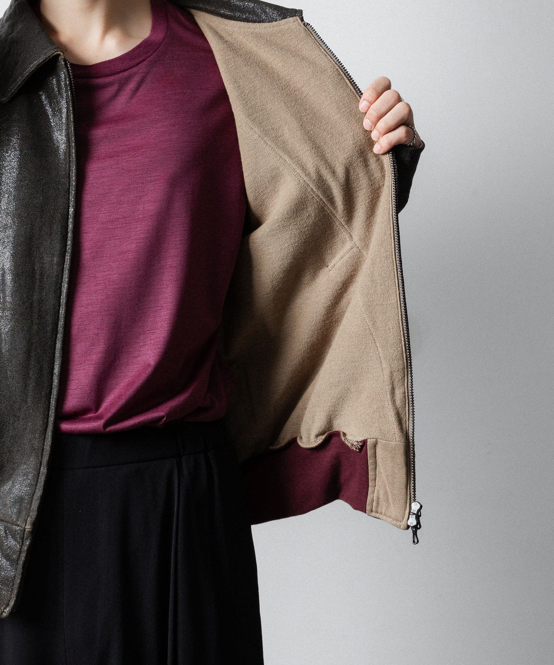 ANTHEM A アンセムエー CRACK TERRY BLOUSONのBROWN 公式通販サイトsession福岡セレクトショップ