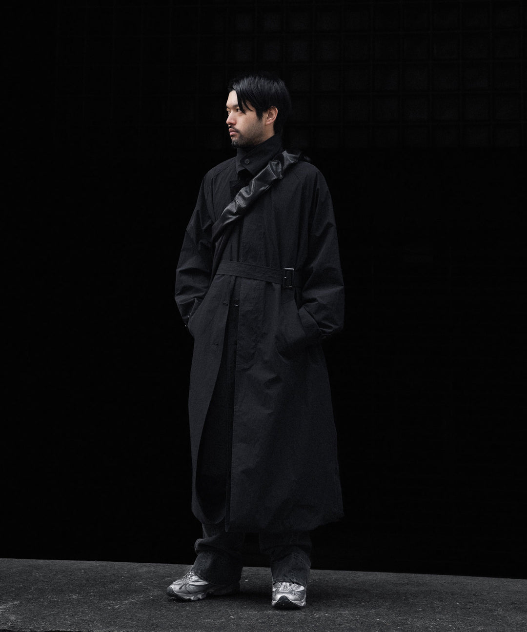 ssstein(シュタイン)のOVERSIZED LAYERED COMBINATION COAT - BLACKの公式通販サイトsession福岡セレクトショップ