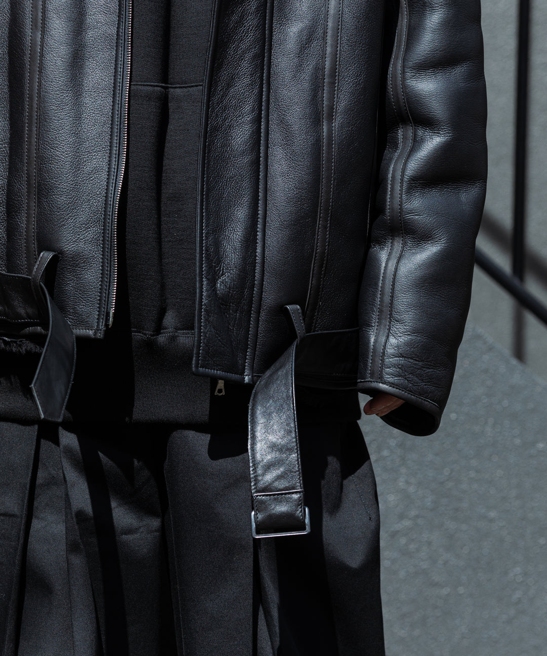 stein シュタイン 23AW MOUTON RACING JACKET - BLACK sessionセッション福岡セレクトショップ 公式通販サイト