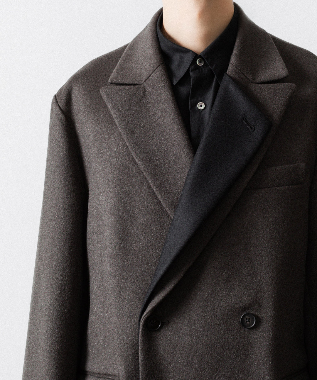 ssstein-シュタインのOVERSIZED DOUBLE LAPELED JACKETのGREY KHAKI公式通販サイトはsession福岡せれくとセレクトショップ