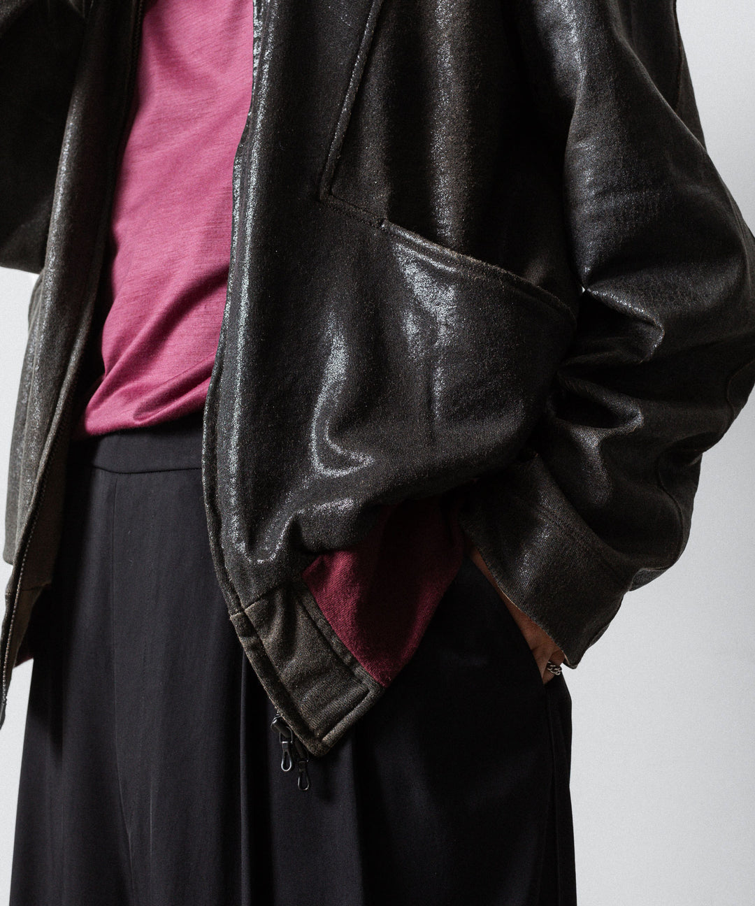 ANTHEM A アンセムエー CRACK TERRY BLOUSONのBROWN 公式通販サイトsession福岡セレクトショップ