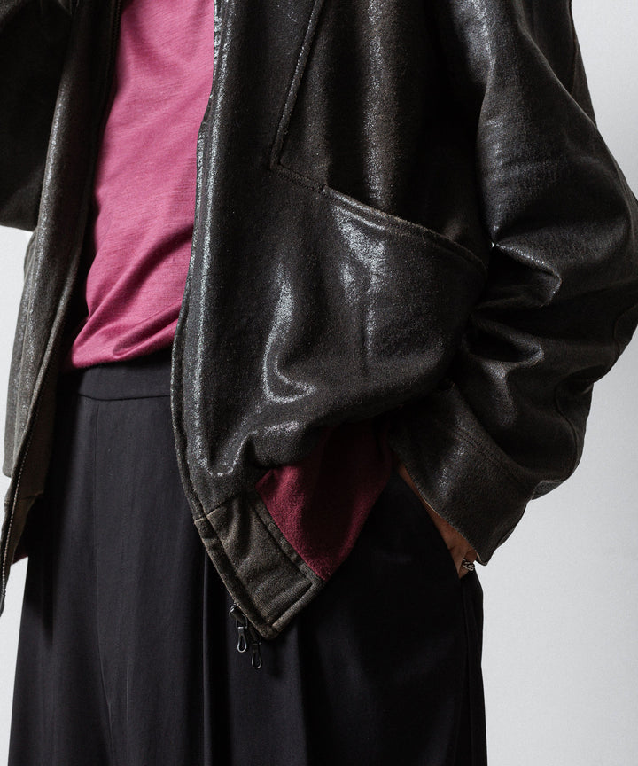 ANTHEM A アンセムエー CRACK TERRY BLOUSONのBROWN 公式通販サイトsession福岡セレクトショップ