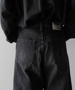 画像をギャラリービューアに読み込む, ssstein(シュタイン)のTWIST SEAM VINTAGE DENIM JEANS - BLACKの公式通販サイトsession福岡セレクトショップ
