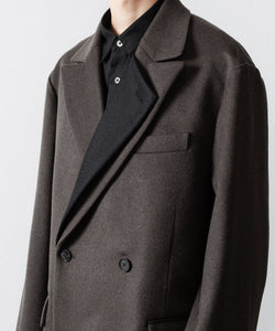 ジャケット・アウター OVERSIZED DOUBLE LAPELED TILOCKEN COAT stein OVERSIZED DOUBLE LAPELED TIELOCKEN COAT - tity