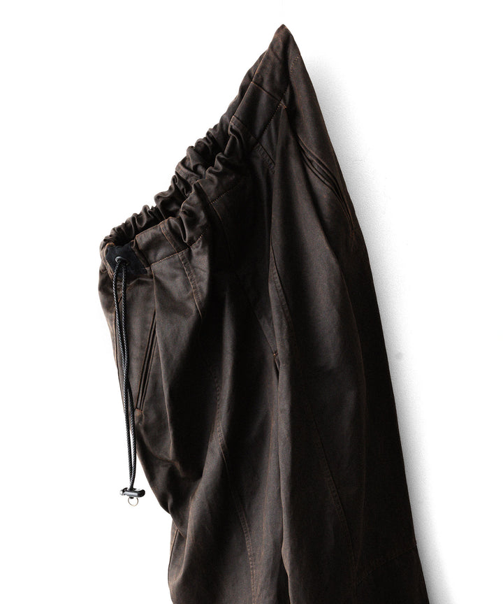 ANTHEM A アンセムエー WAX COATING NO-BRAINER PANTSのBROWN 公式通販サイトsession福岡セレクトショップ