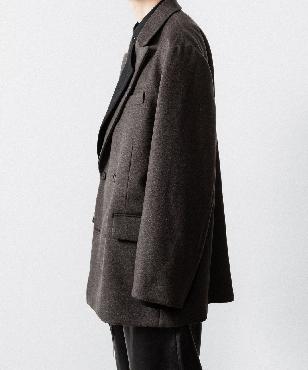 ssstein-シュタインのOVERSIZED DOUBLE LAPELED JACKETのGREY KHAKI公式通販サイトはsession福岡せれくとセレクトショップ