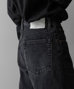 画像をギャラリービューアに読み込む, ssstein(シュタイン)のTWIST SEAM VINTAGE DENIM JEANS - BLACKの公式通販サイトsession福岡セレクトショップ
