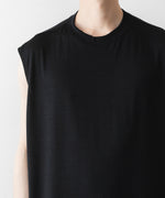 画像をギャラリービューアに読み込む, WWW ラッピンノットウールウェアSLEEVELESS PULLOVERのBLACK 公式通販サイトsession福岡セレクトショップ
