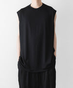 画像をギャラリービューアに読み込む, WWW ラッピンノットウールウェアSLEEVELESS PULLOVERのBLACK 公式通販サイトsession福岡セレクトショップ
