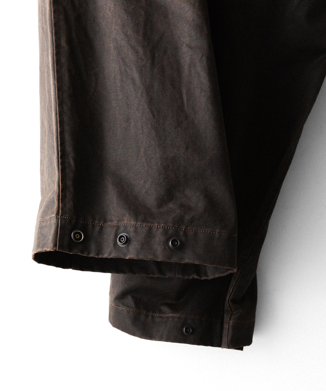ANTHEM A アンセムエー WAX COATING NO-BRAINER PANTSのBROWN 公式通販サイトsession福岡セレクトショップ
