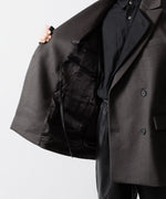 画像をギャラリービューアに読み込む, 【ssstein】OVERSIZED DOUBLE LAPELED JACKET - GREY KHAKI
