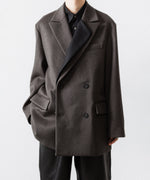 画像をギャラリービューアに読み込む, ssstein-シュタインのOVERSIZED DOUBLE LAPELED JACKETのGREY KHAKI公式通販サイトはsession福岡せれくとセレクトショップ
