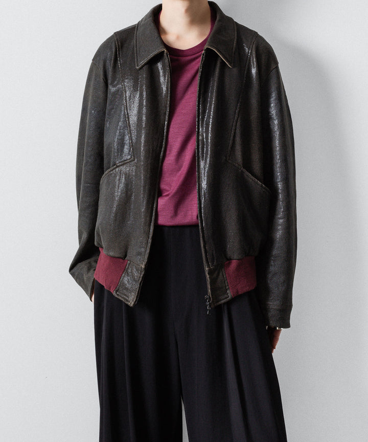 ANTHEM A アンセムエー CRACK TERRY BLOUSONのBROWN 公式通販サイトsession福岡セレクトショップ