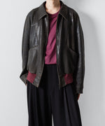 画像をギャラリービューアに読み込む, ANTHEM A アンセムエー CRACK TERRY BLOUSONのBROWN 公式通販サイトsession福岡セレクトショップ
