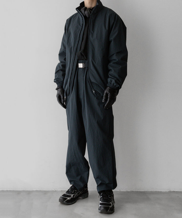 stein(シュタイン)の23AWコレクションWINDBREAKER STAND COLLAR JACKETのDARK GREY 公式通販サイトsession福岡セレクトショップ