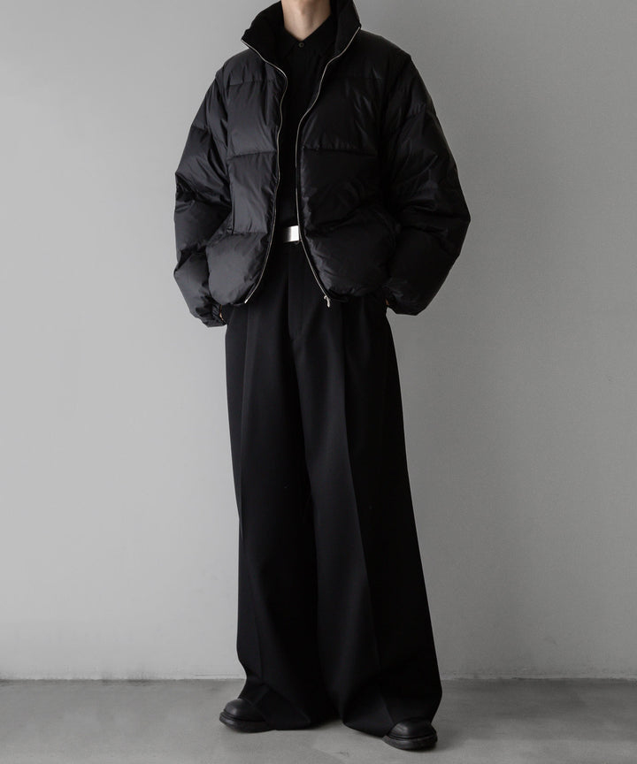 stein(シュタイン)の24SSコレクションEXTRA WIDE TROUSERS のBLACK sessionセッション福岡セレクトショップ 公式通販サイト  