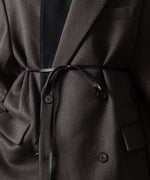 画像をギャラリービューアに読み込む, 【ssstein】OVERSIZED DOUBLE LAPELED JACKET - GREY KHAKI
