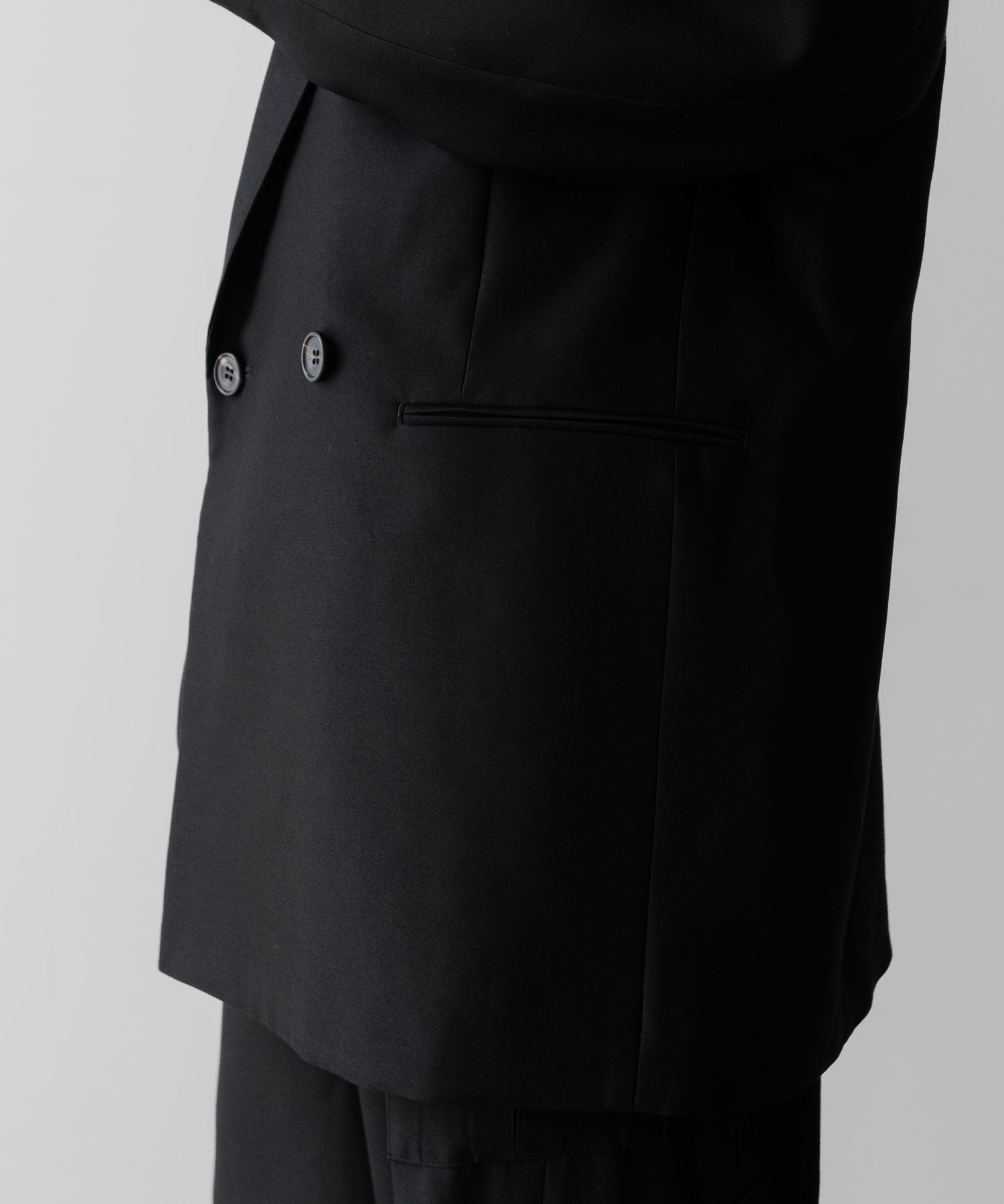 ssstein(シュタイン)のOVERSIZED PEAK LAPEL LONG JACKET - BLACKの公式通販サイトsession福岡セレクトショップ