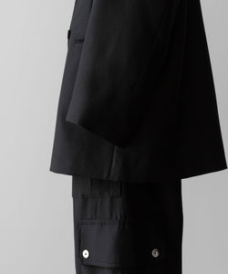 ssstein(シュタイン)のOVERSIZED PEAK LAPEL LONG JACKET - BLACKの公式通販サイトsession福岡セレクトショップ