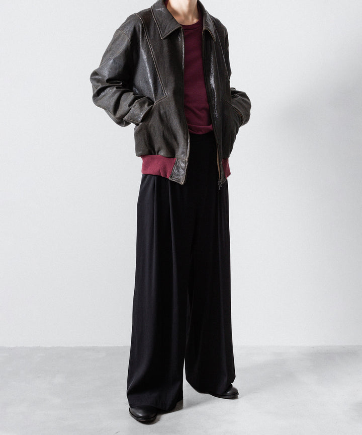 ANTHEM A アンセムエー CRACK TERRY BLOUSONのBROWN 公式通販サイトsession福岡セレクトショップ