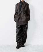 画像をギャラリービューアに読み込む, 【ssstein】OVERSIZED DOUBLE LAPELED JACKET - GREY KHAKI
