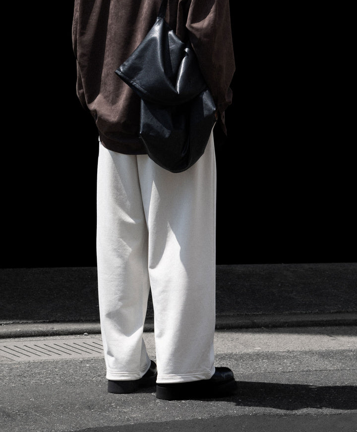 【KANEMASA PHIL.】28G CUPRO EASY PANTS - WHITE
