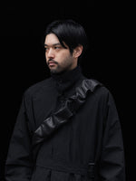 画像をギャラリービューアに読み込む, ssstein(シュタイン)のOVERSIZED LAYERED COMBINATION COAT - BLACKの公式通販サイトsession福岡セレクトショップ
