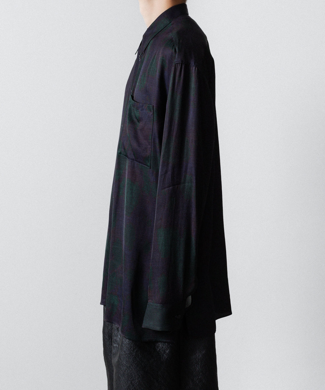 ANTHEM A-アンセムエーのLAYER PATTERN PRINTED SHIRTのFOG NAVY 公式通販サイトsession福岡セレクトショップ