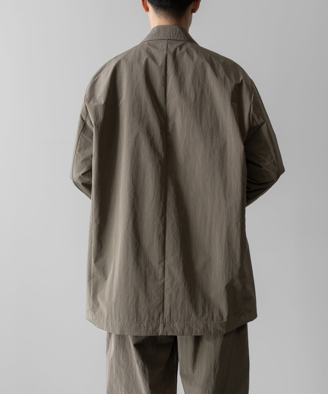 ssstein(シュタイン)の WINDPROOF NYLON SINGLE BREASTED JACKET - TAUPEの公式通販サイトsession福岡セレクトショップ