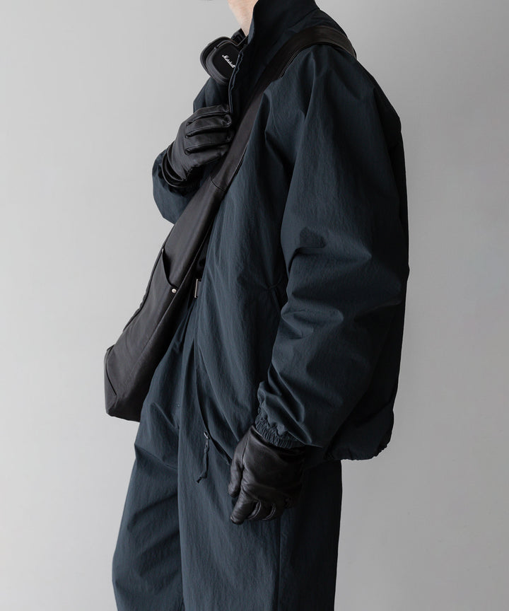 stein(シュタイン)の23AWコレクションWINDBREAKER STAND COLLAR JACKETのDARK GREY 公式通販サイトsession福岡セレクトショップ