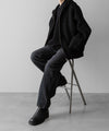 【ssstein】TWIST SEAM VINTAGE DENIM JEANS - BLACK