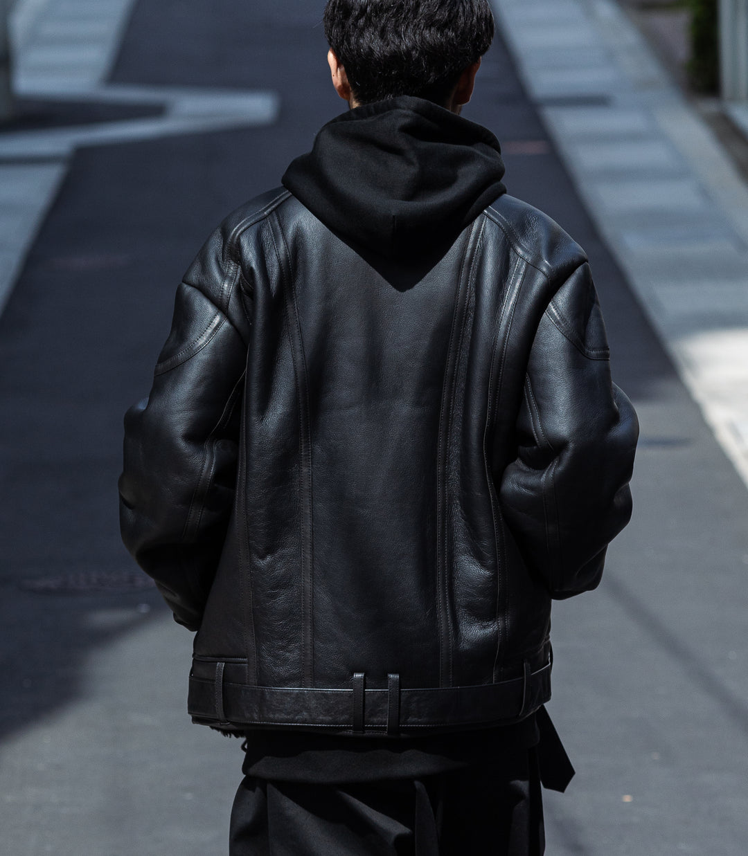 stein シュタイン 23AW MOUTON RACING JACKET - BLACK sessionセッション福岡セレクトショップ 公式通販サイト