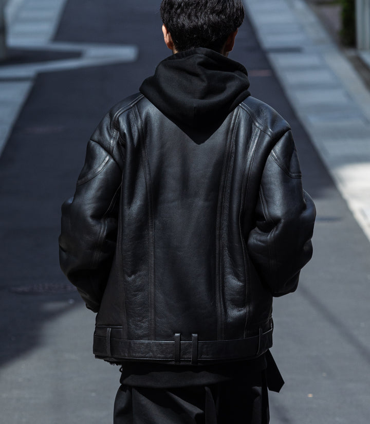 stein シュタイン 23AW MOUTON RACING JACKET - BLACK sessionセッション福岡セレクトショップ 公式通販サイト